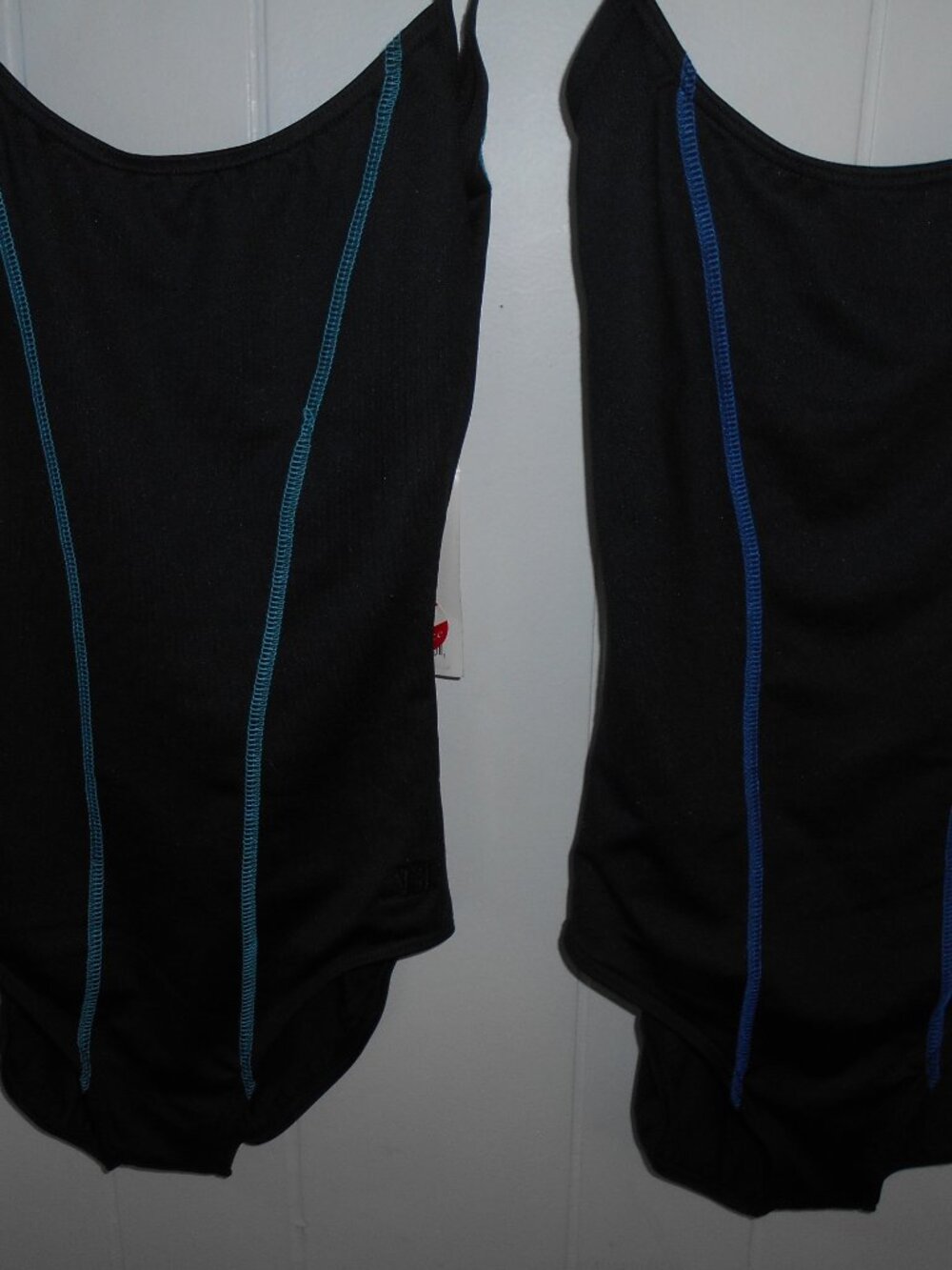 Camisole Leotard- Blue or Teal Trim-NWT